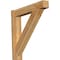Ekena Millwork Traditional Block Rough Sawn Outlooker, Western Red Cedar, 6"W x 30"D x 30"H OUT06X30X30TRA05RWR - alternate 1